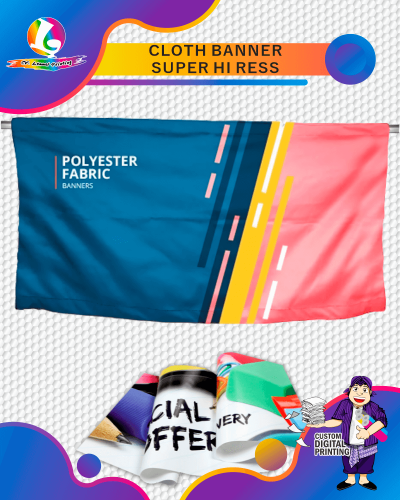 Cloth Banner EcoSol Super Hi Ress Berkualitas